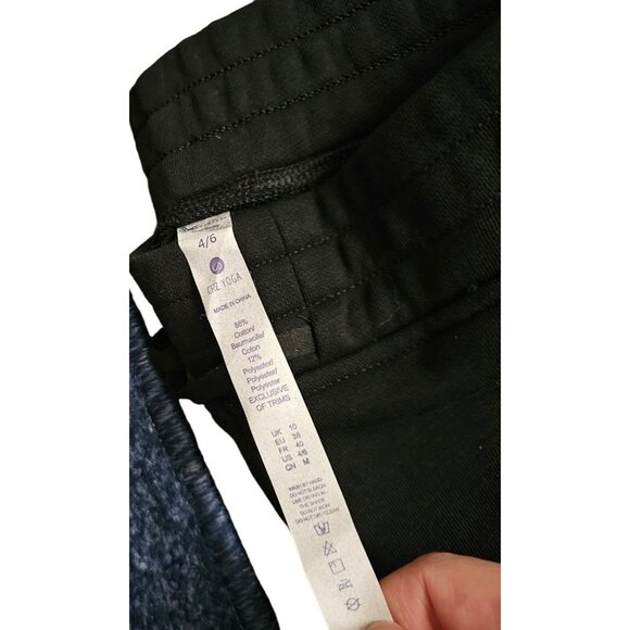 Crz‎ Yoga Sweat Pant Jogger with ankle zippers size small Black - Picture 11 of 16